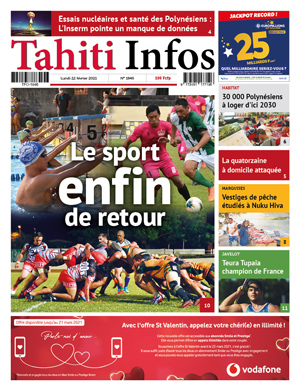 Cliquez sur la Une pour lire le journal Cliquez sur la Une pour lire le journal