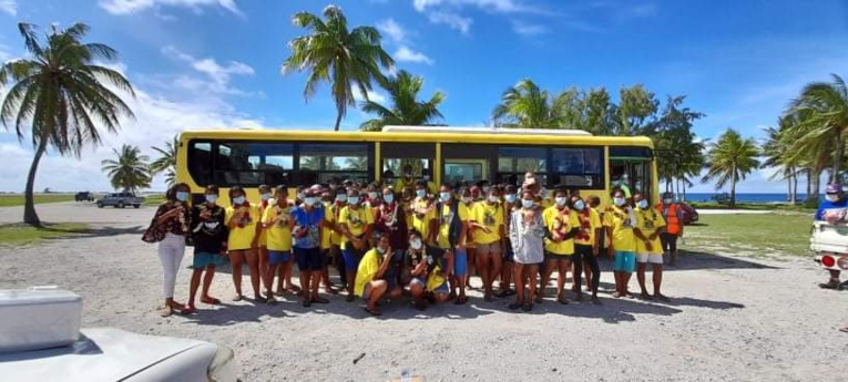 ​Les collégiens de Hao à bon port