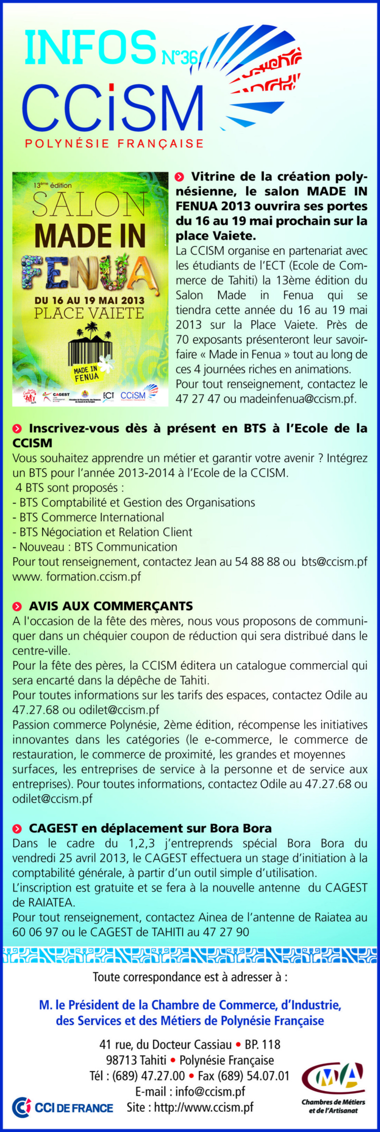 Infos CCISM N°36