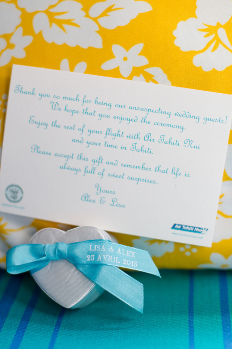 Air Tahiti Nui organise le 1er mariage en vol à destination de Tahiti