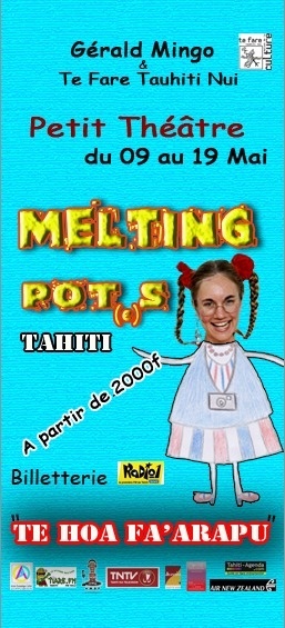 "Melting Potes", une "farce" de gérald Mingo au Petit Théatre à partir du 9 mai