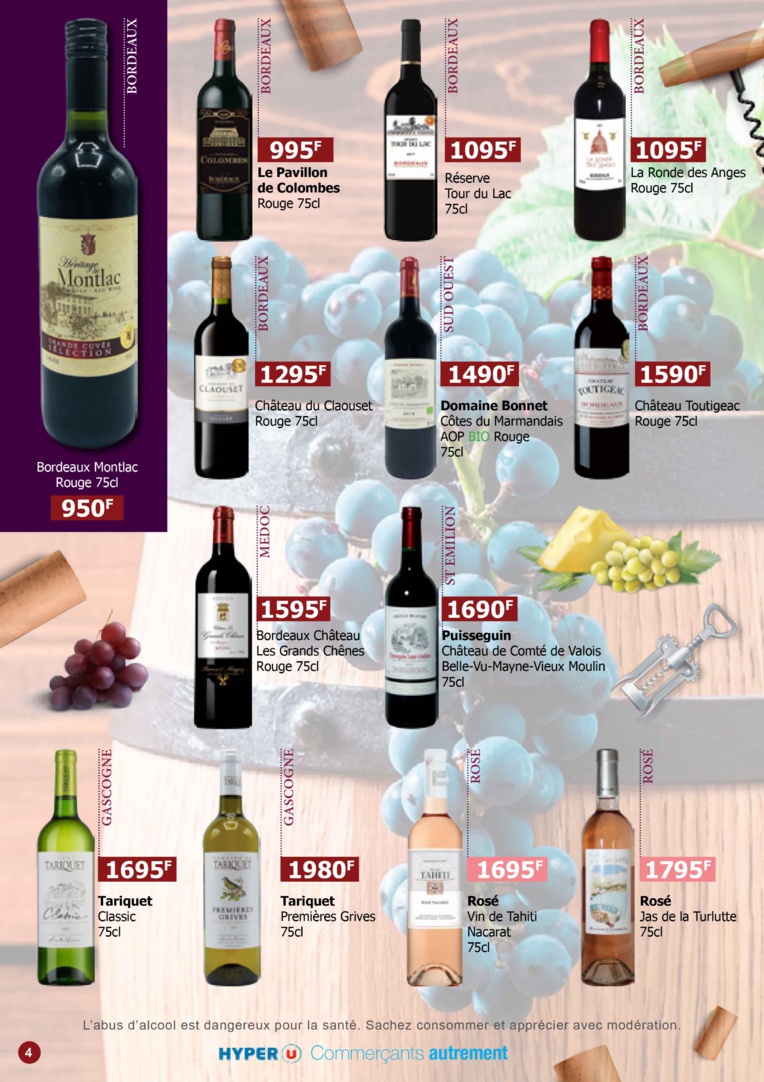 Foire aux vins et Joyeuses Pâques chez Hyper U Foire aux vins et Joyeuses Pâques chez Hyper U