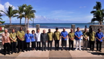 Photo de famille des délégués lors de leur réunion à Fidji