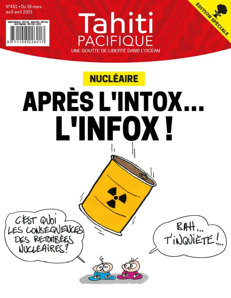 À la UNE de Tahiti Pacifique vendredi 26 mars 2021 À la UNE de Tahiti Pacifique vendredi 26 mars 2021