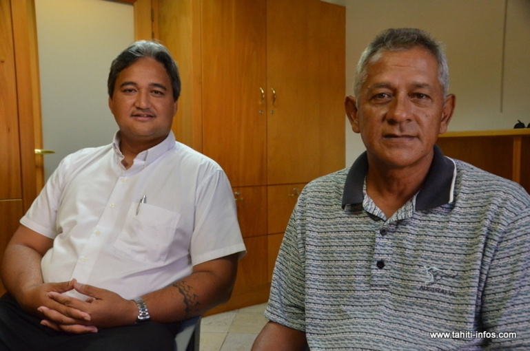 Richard Tuheiava et Vito Maamaatuaiahutapu, mercredi 15 mai.