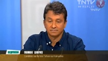 Nuihau Laurey sur le plateau d'expresso le jeudi 2 mai dernier.