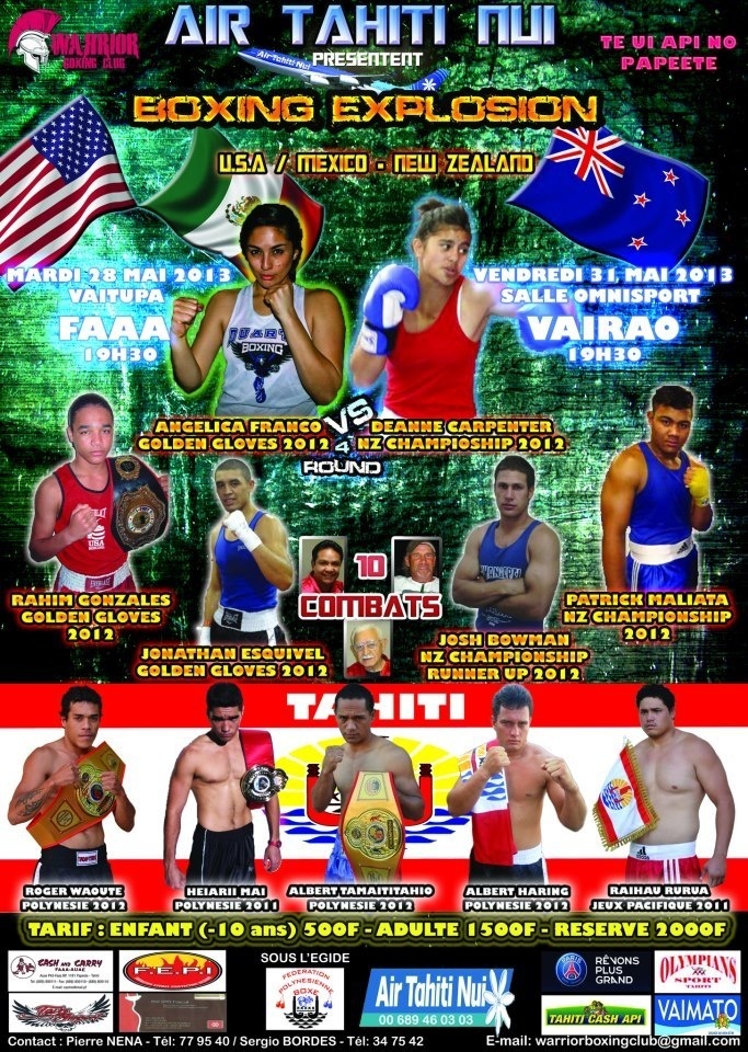 Tournoi de boxe international: Boxing Explosion