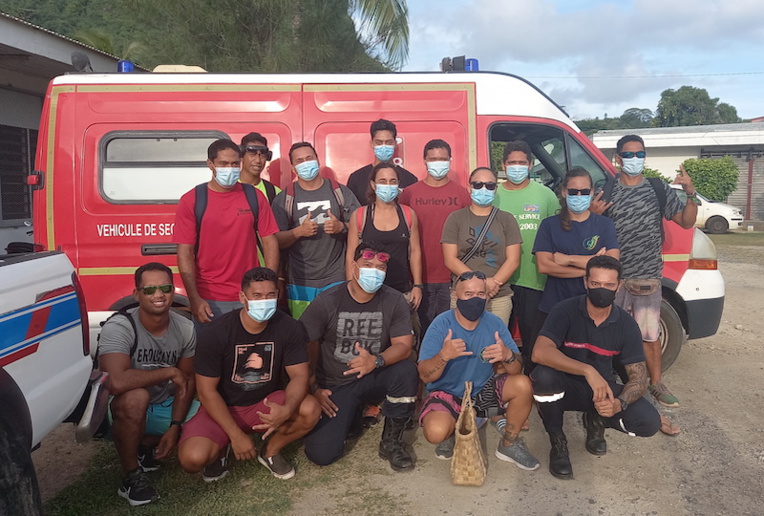 ​Les nouveaux pompiers de Bora Bora formés et motivés