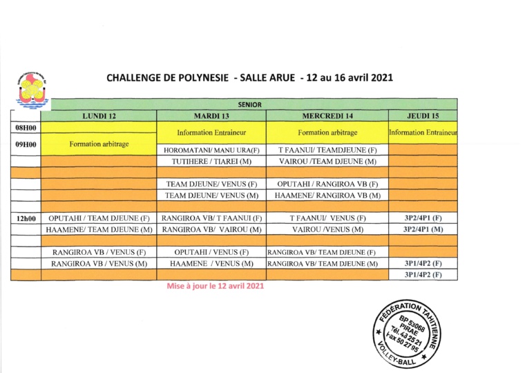 Challenge de Polynésie : Les îles smashent à Tahiti Challenge de Polynésie : Les îles smashent à Tahiti