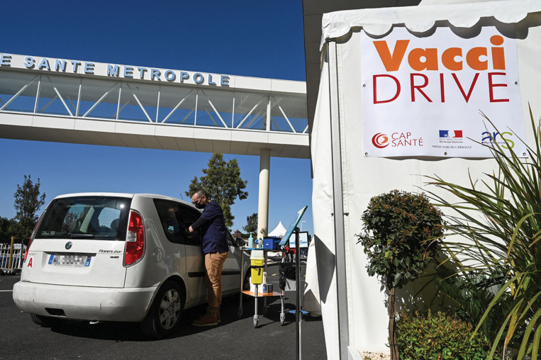 Ouverture du premier "vaccidrive" de France près de Montpellier Ouverture du premier "vaccidrive" de France près de Montpellier