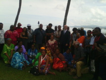 Le groupe des îles Loyauté en visite à Suva ; rencontre avec le personnel de l’ambassade de France