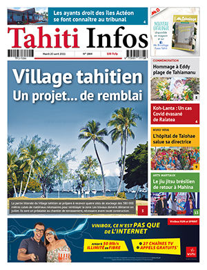 Cliquez sur la Une pour lire le journal