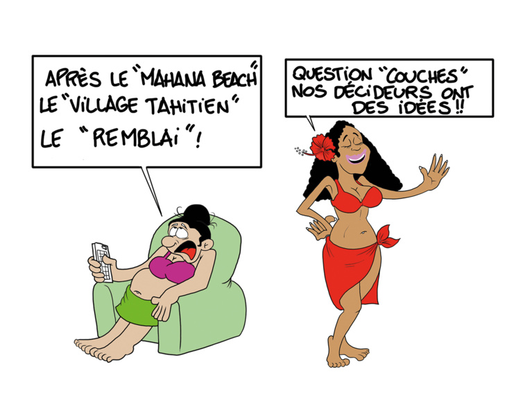 "Le Remblai tahitien", par Munoz
