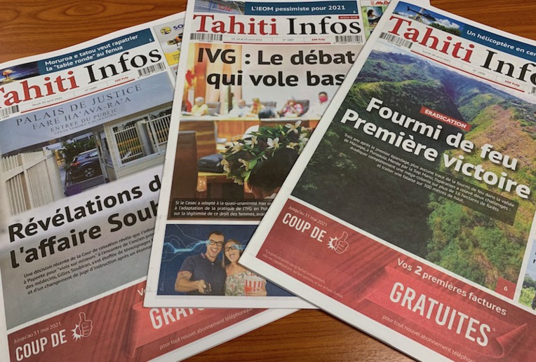 ​Tahiti Infos de nouveau habilité à diffuser les annonces légales
