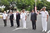 Cérémonie organisée à l'occasion du 73 ème anniversaire de l'Appel du 18 juin 1940 du Général de Gaulle