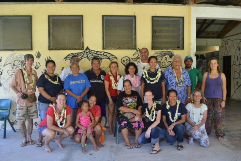 Photo prise pendant la première mission du programme PALIMMA-TE HAA TUMU O TE TAI MOANA .