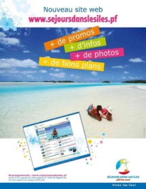 Un nouveau site internet pour vos Séjours Dans les Iles Air Tahiti,