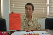 le ministre du logement Marcel Tuihani.