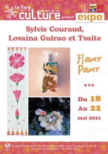 Un bol d’air fleuri avec l'exposition "Flower power" salle Muriāvai