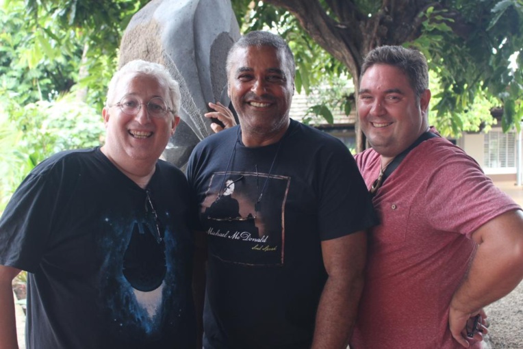Laurent Mentec (à gauche), Marc Diabira et Stéphane Martino.