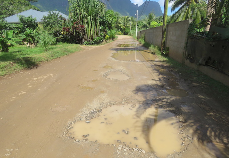 Le projet de rénovation de la route du collège de Paopao est attendu depuis des dizaines d'années.