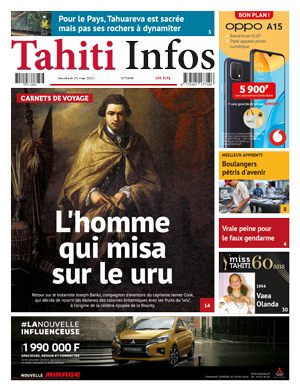 Cliquez sur la Une pour lire le journal