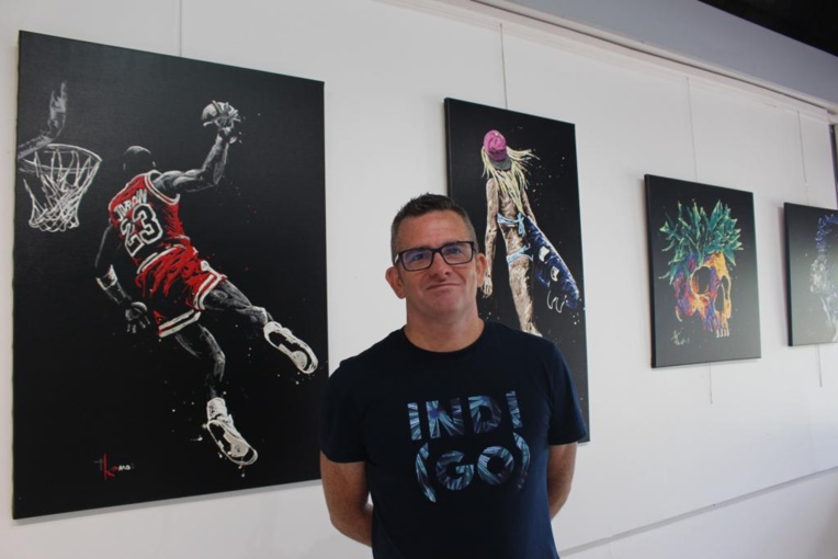 Thomas Pidou, adepte du Dripping, expose salle Muriāvai Thomas Pidou, adepte du Dripping, expose salle Muriāvai