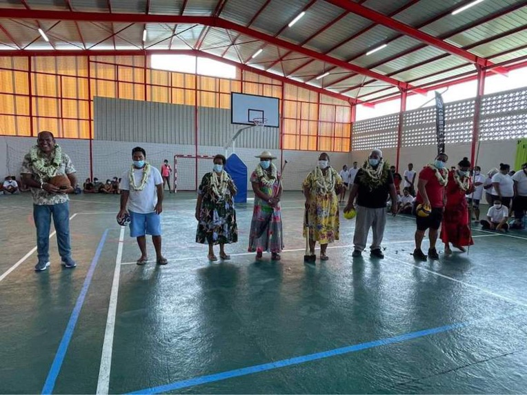 La salle omnisports Mahiri de Rangiroa a fait peau neuve La salle omnisports Mahiri de Rangiroa a fait peau neuve