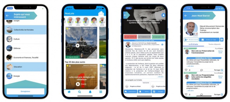Une appli pour suivre l'actualité législative Une appli pour suivre l'actualité législative