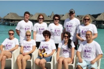 Les 12 meilleurs agents du tour opérateur néo-zélandais House of Travel célèbrent leur succès en Polynésie française