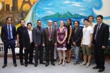 Michel Leboucher rencontre les étudiants polynésiens en métropole