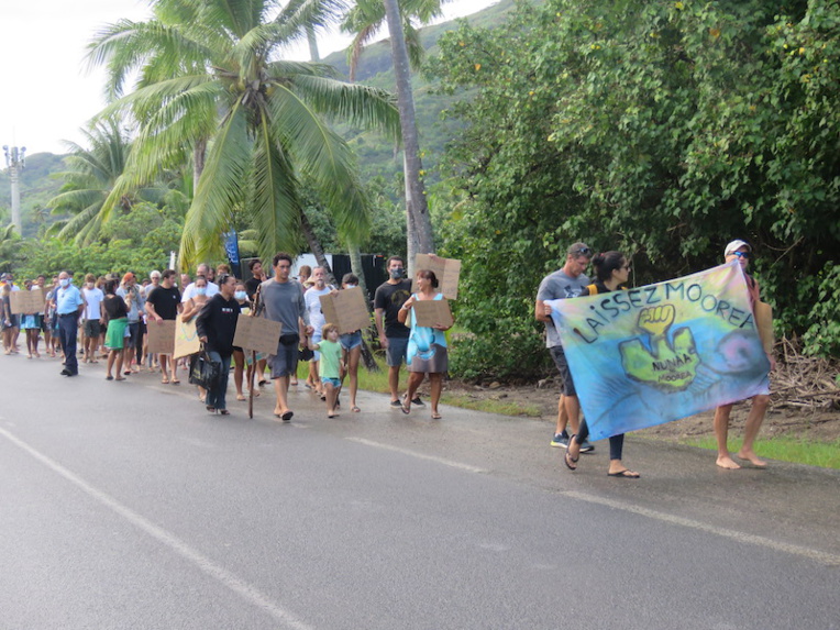 Des associations manifestent contre la modification du PGA du côté de Maharepa Des associations manifestent contre la modification du PGA du côté de Maharepa