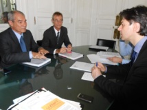 Michel Leboucher reçu au ministère de l’Education nationale
