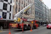Nouvelle-Zélande: opérations de déblayage à Wellington frappée par un séisme
