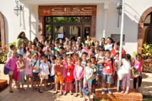 Une centaine d'enfants du centre aéré de Ste Thérèse en visite au CESC