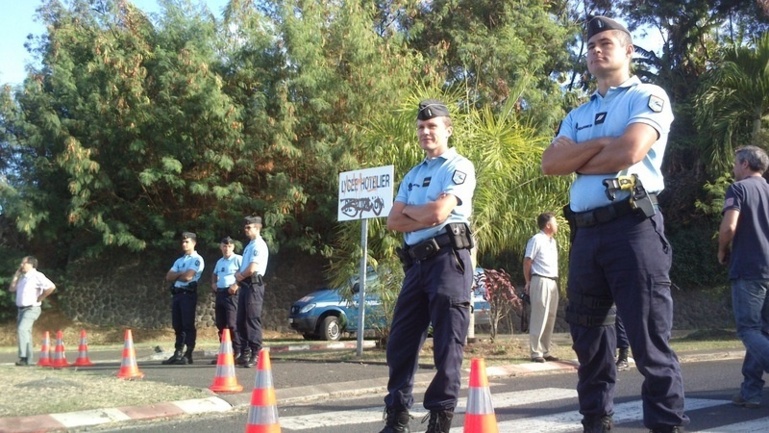 80 gendarmes ont été déployés afin de sécuriser le site d'expulsion, et veiller au bon déroulement des opérations.