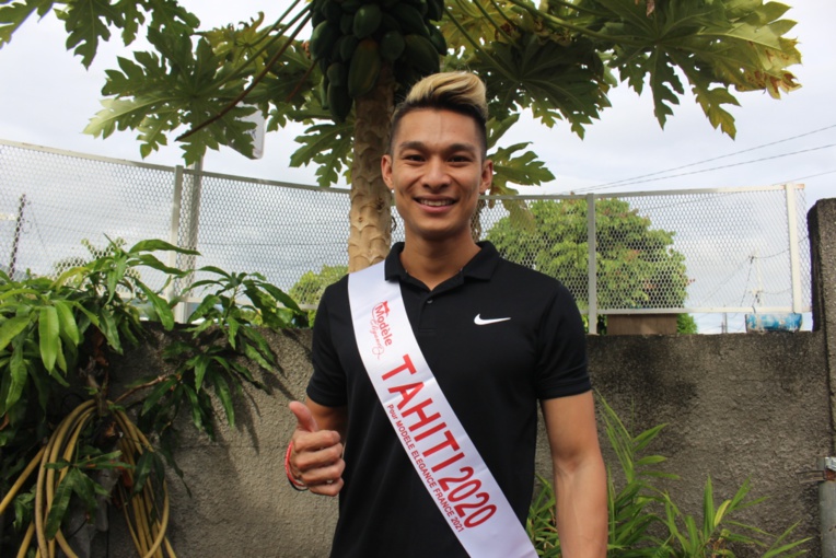 Teddy Teng, candidat polynésien au concours "Modèle Élégance France"