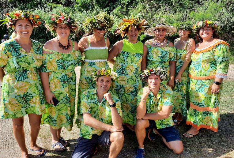 L'équipe de professeurs de Rurutu.