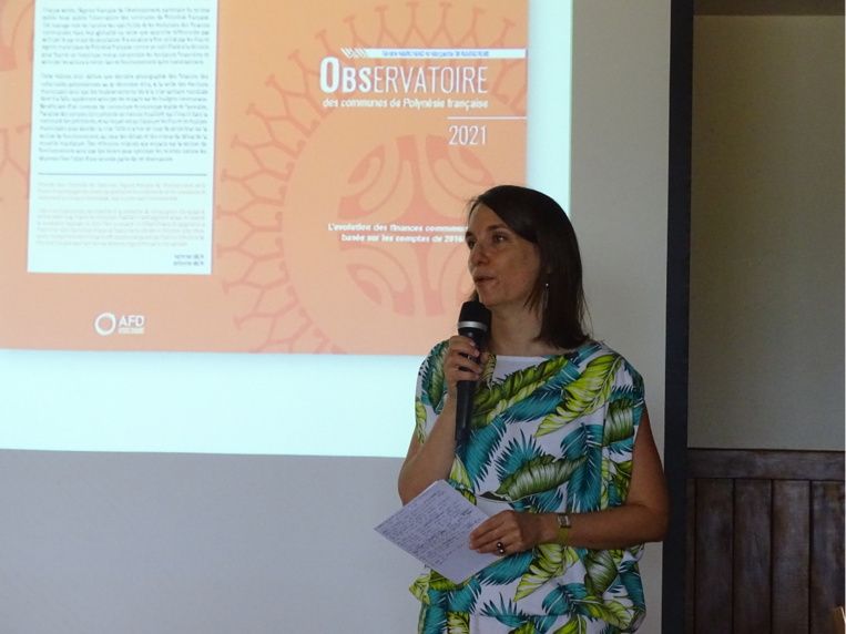 Céline Gilquin, la directrice de l'AFD en Polynésie française.