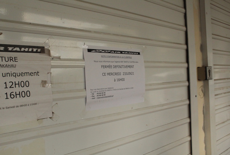 ​Air Tahiti baisse le rideau à Ua Pou