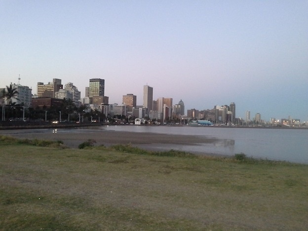 Une vue du front de mer de Durban