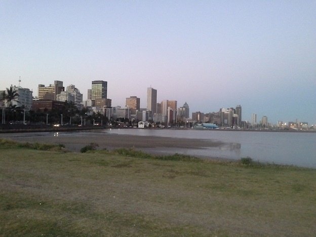 Une vue du front de mer de Durban