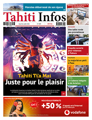 Cliquez sur la Une pour lire le journal