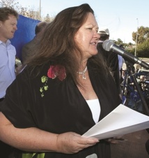 Gina Rinehart photographiée à Perth en juin 2010.