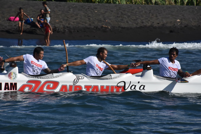 Le Team Air Tahiti Va'a a complété le podium de cette édition du Fa'a'ati Moorea.