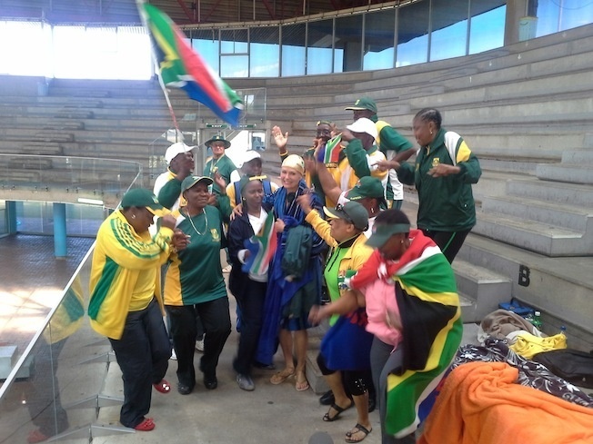 L'équipe sud-africaine aux Jeux mondiaux des transplantés 2013