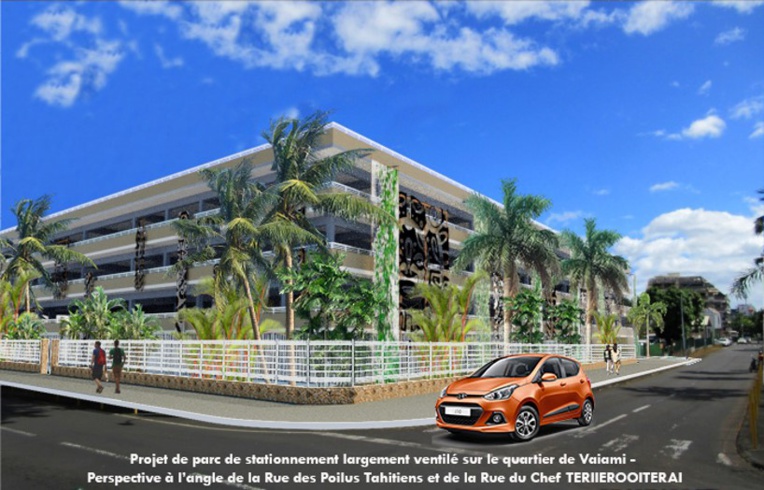 Un parking de 500 places gratuites à Papeete qui ne fait pas l'unanimité