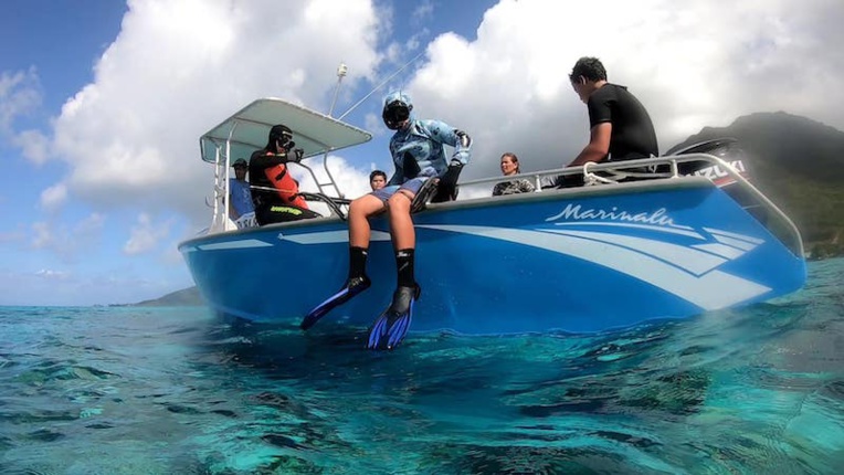 Un stage à Temae pour pêcher en toute sécurité