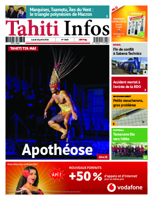 Cliquez sur la Une pour lire le journal