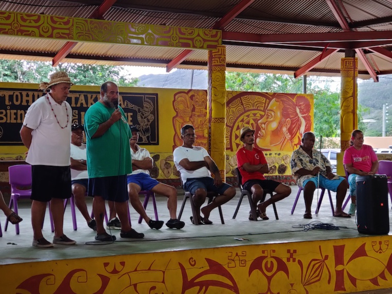 Une marche et de l'information à Ua Pou pour les victimes du nucléaire Une marche et de l'information à Ua Pou pour les victimes du nucléaire